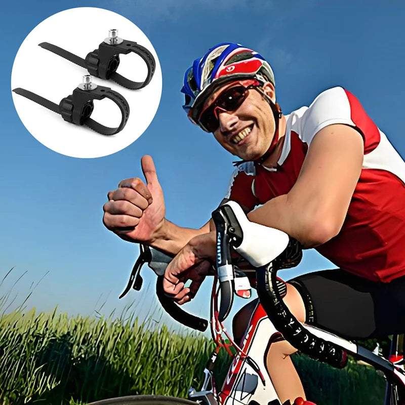 Front Rear Rack Converter Adjustable 2-Piece Bike Fork Clamp Mud