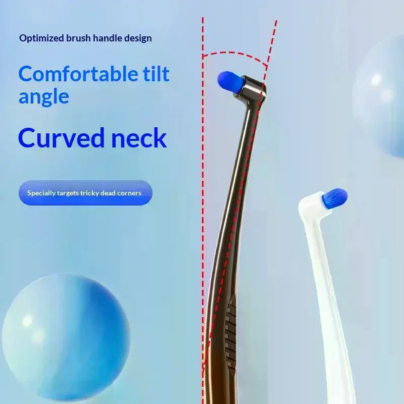 Small Head Single Bundle Interdental Brush Teeth Cleaning Toothbrush Deep Oral Cleaning Soft Bristle Colorful Small Head Brush Vue