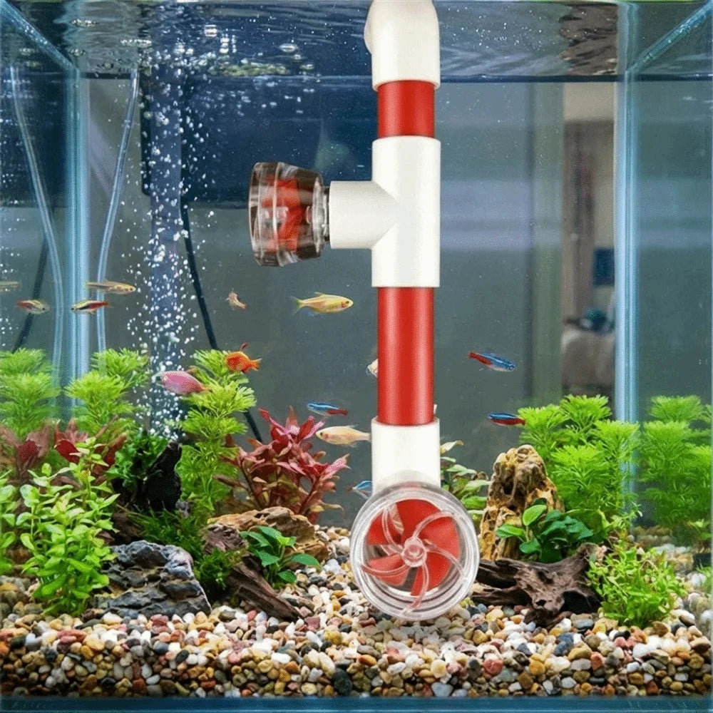 Plastic Rotary Pump Head Transparent Side Filter Compatible Auto-Rotating Fan Kit Filter Modification Rotary Type Vue