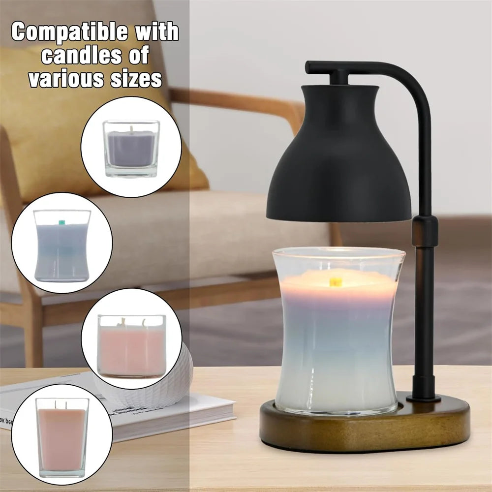 Candle Warmer Lamp with Timer - Electric Adjustable Candle Lamp Warmer, Birthday Gifts for New Home, Candle Warmer Vue