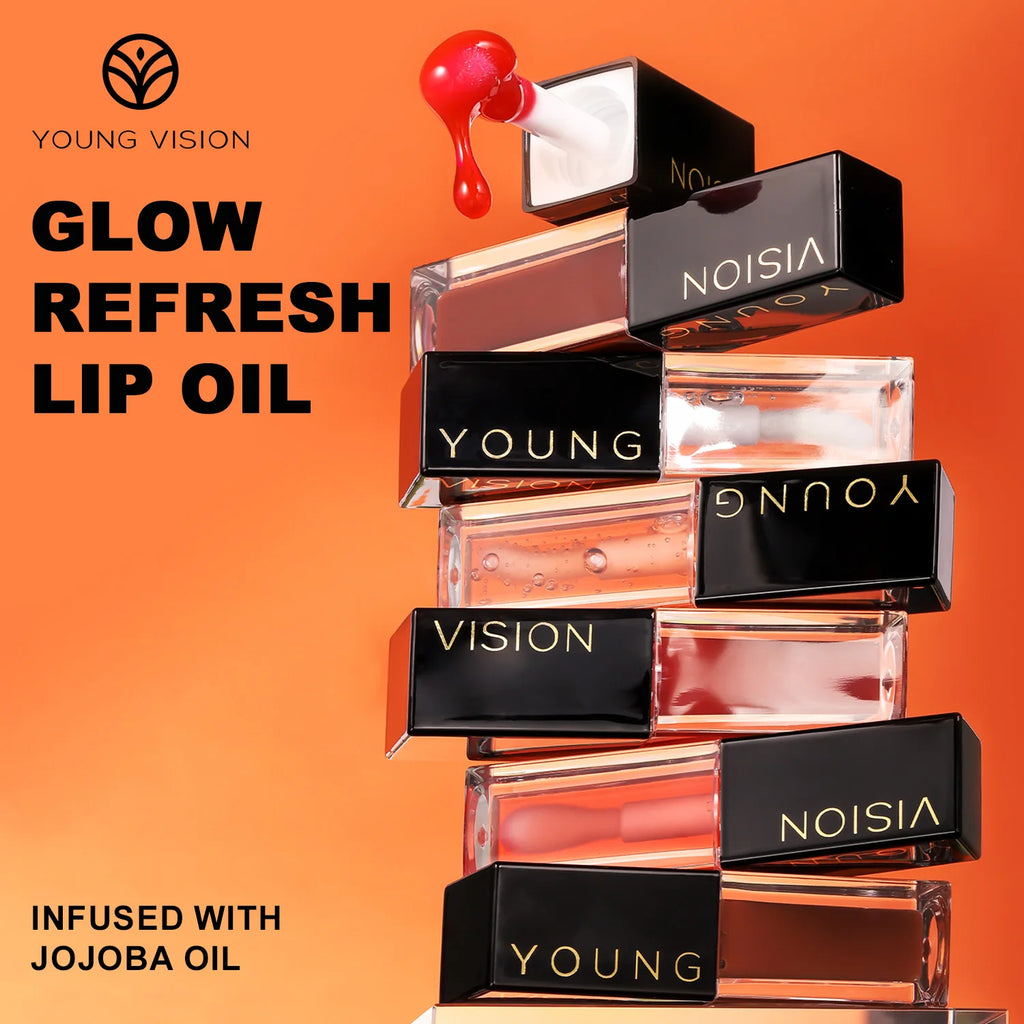 YOUNG VISION Moisturizing Lip Oil Set Plumping Lip Gloss Beauty Sensual Plumping Lip Gloss Oil Tinted Essence Set Vue