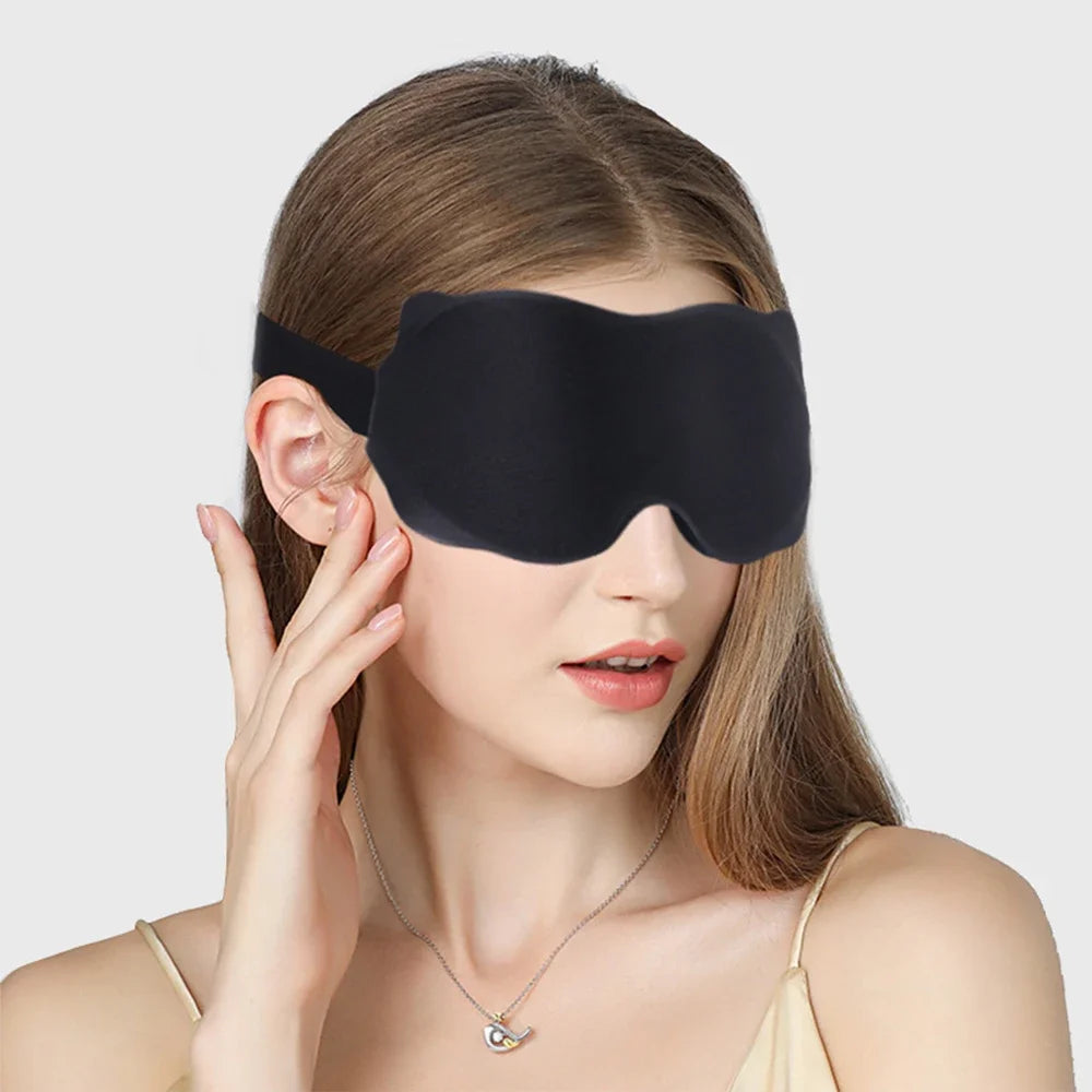 3D Sleeping Mask Block Out Light Soft Padded Sleep Eyes Slaapmasker Vue