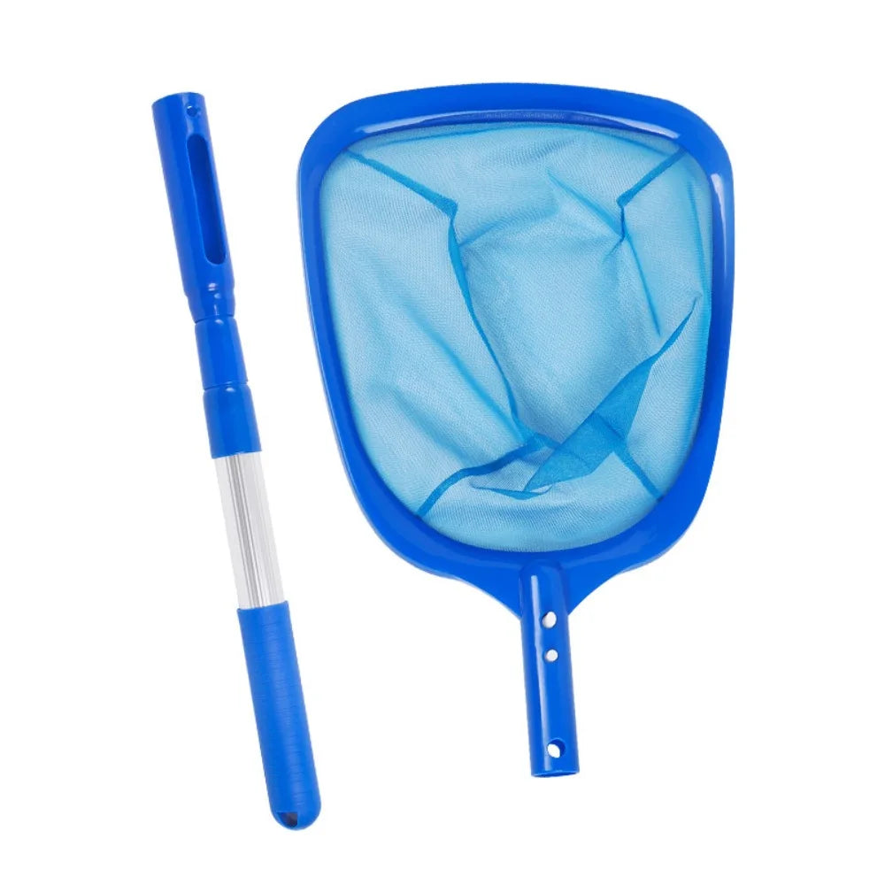 Detachable Design Pool Cleaning Nets Durable Mesh Deep Bag Debris Salvage Mesh with Telescopic Rod Larger Capacity Vue Net 90cm Telescopic