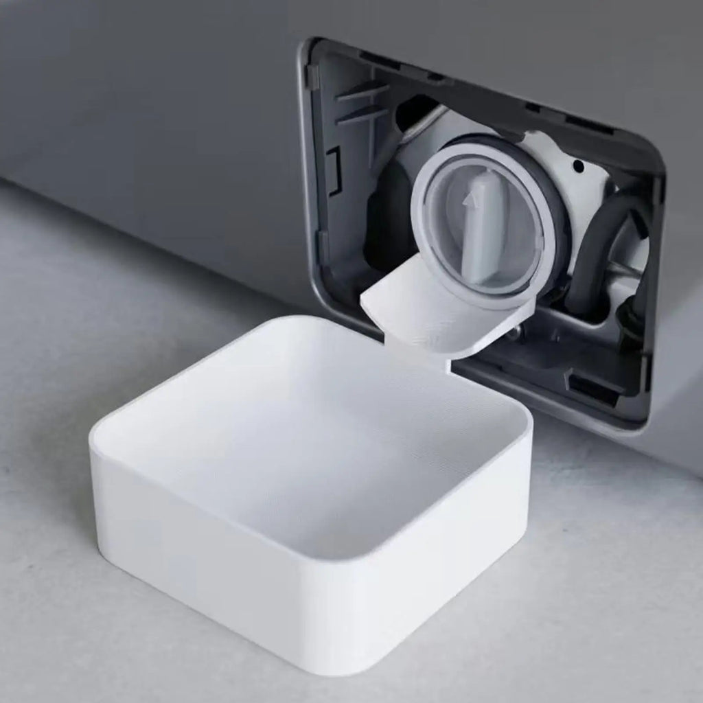 Home Washing Machine Drain Pan Leak-Proof Front Load Washer Drip Tray Easy Install Water Catch Tray for Basement Apartment Vue