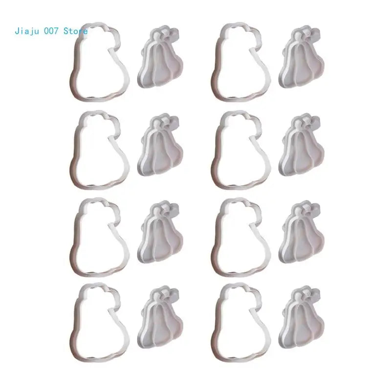 8-Pack Cat Cookie Cutters & Biscuit Molds | Halloween Baking Cookie Mold Set Vue Pumpkin A