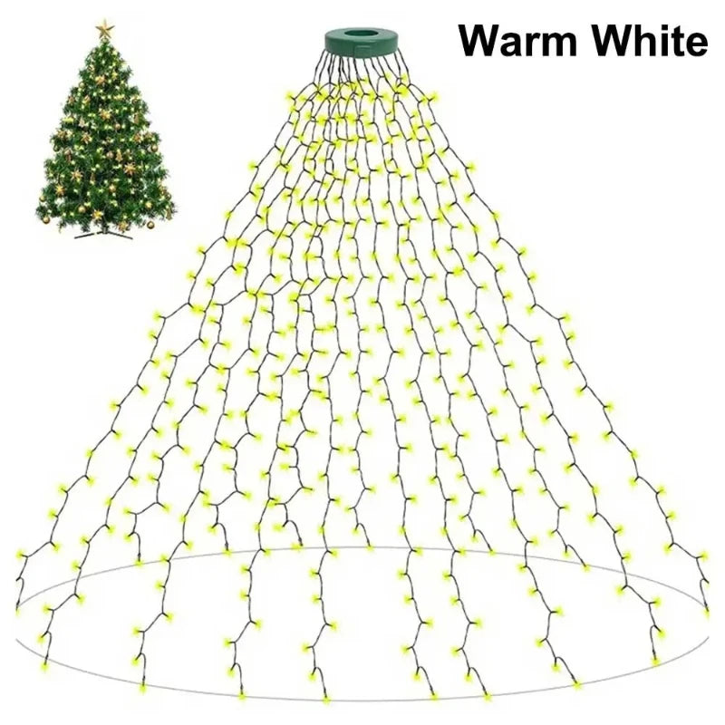 USB Powered Christmas Fairy Lights, Waterproof LED String Lights for Wedding Garden Halloween Party Decor Vue Warm White 300CM 400LED