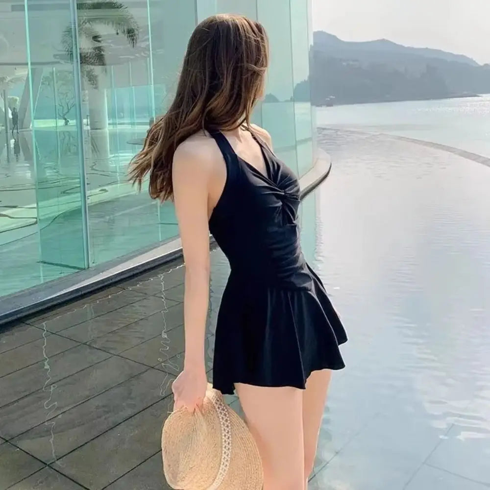 High Waist Women Beach Wear Swim Skirt Swim Suit Waterproof Beach Swimwear Sun Protection Pretty Summer Beach Dress Surfing Vue