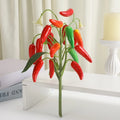 Creative Plastic Simulated Fruit Foam Eggplant Fake Strawberry Decorative Realistic Artificial Lemon Branches Studio Photography Vue other Chili Pepper
