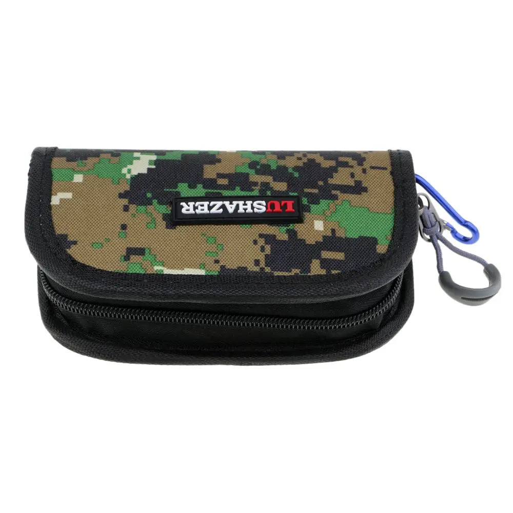 Outdoor Metal Lures Spoon Baits Tackle Box Storage Case Fishing Accessories Lures Bag Vue