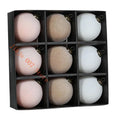 Shatterproof Velvet Christmas Ball Ornaments – 9-Piece Set Christmas Ball Ornaments Vue White China Mainland