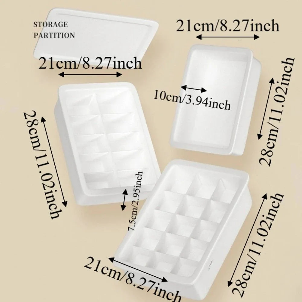 With Cover Underwear Storage Box Dustproof Stable Stacking Bra Drawer Organizer Multifunctional Socks Storage Box For Socks Vue