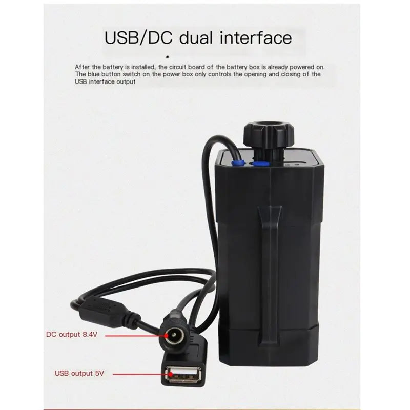 Hot-18650 Waterproof Battery Pack Case Housing Cover For Bicycle Bike Vue