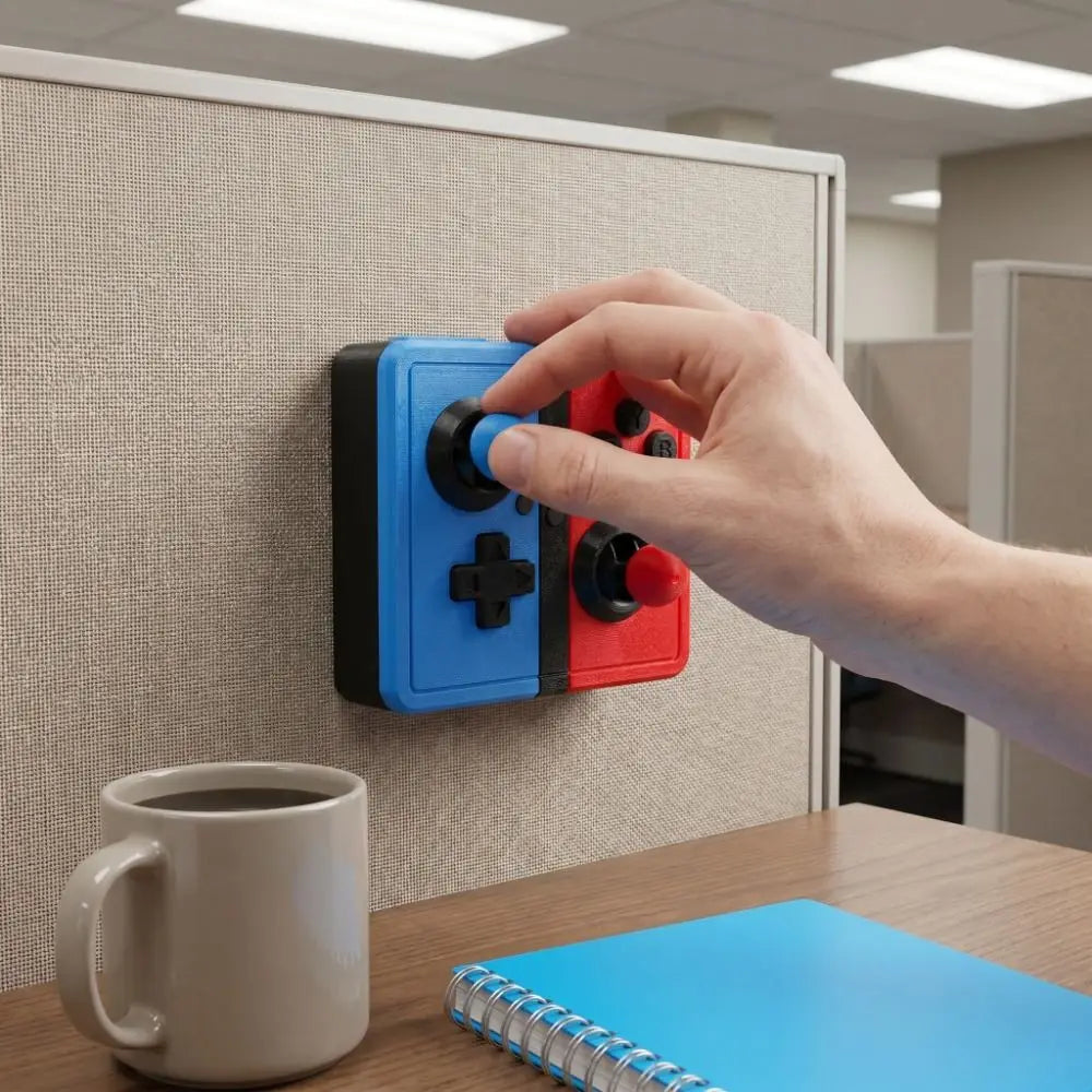 Creative Light Switch Guard Covers 3D Printed Retro Arcade Games Joystick Switch Stickers Waterproof Removable Vue