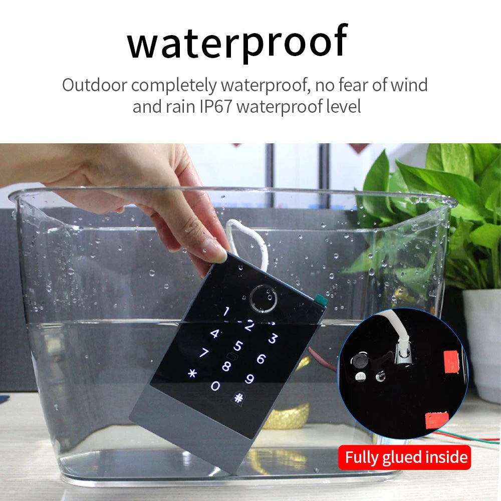 TTlock Smart Phone App Access Controller 13.56Mhz Rfid Door Access Control System Door Kit Ip67 Waterproof Reader Nfc G2 Gateway Vue