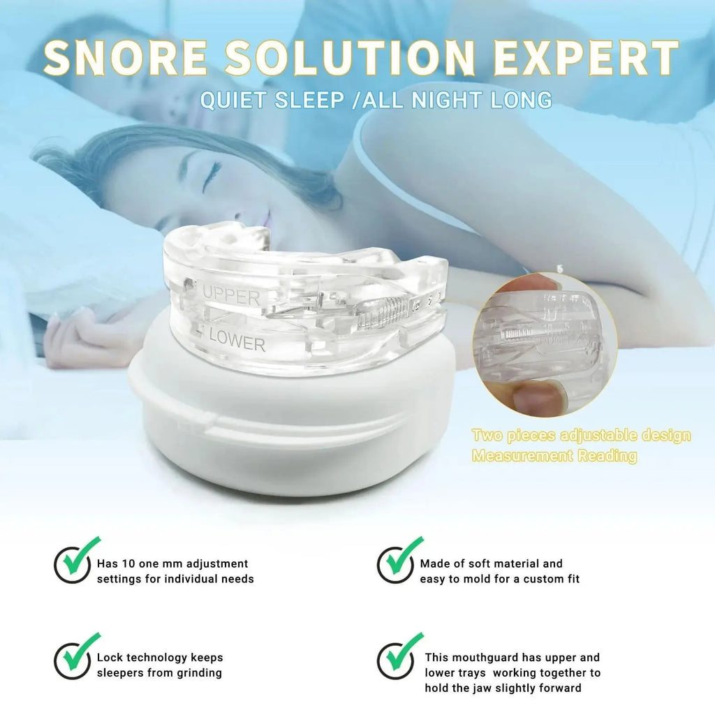Adjustable Anti-snoring Mouth Guard Mouthpiece Bruxism Snoring