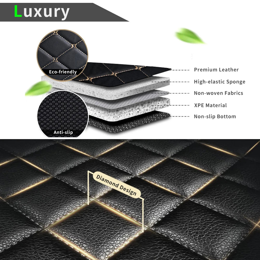 Car Floor Mats For Hyundai Elantra Avante 2015-2019 AD Sedan Waterproof Car Interior Accessories Car Mat Vue