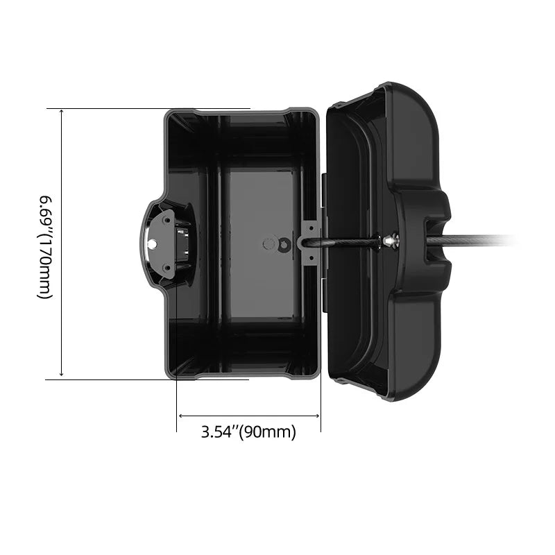 Portable Summer Beach Safe Box 3-digit Code Lock With Steel Wire Outdoor Camp Sports Bucket Travel Holiday Security Storage Box Vue