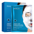 1 Box Contains 4 Pieces, Bamboo Charcoal Bubble Cleansing Mask - Hypoallergenic, Plant-Based Fiber, Deep Moisturizing and Purifying Mask, Suitable for All Light Beige Skin Types, Unisex, Multi-Functional Skincare Product Vue 1 Box 4 Pieces