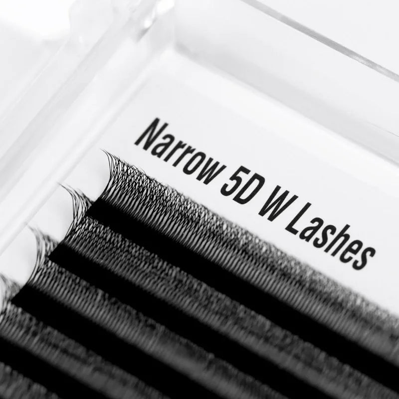 Narrow W-Shape Premade Fan Lash Extensions 3D 4D 5D – 16 Rows Premade Fan Lashes Vue