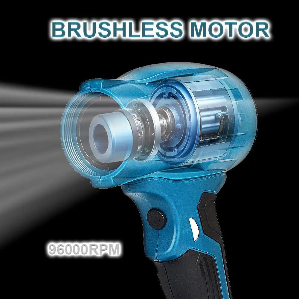 Power Tool Accessories Cordless Blowers for Makita 18V Lithium Batteries Violent Blowers for Job Sites, Camping and Pool Toys Vue