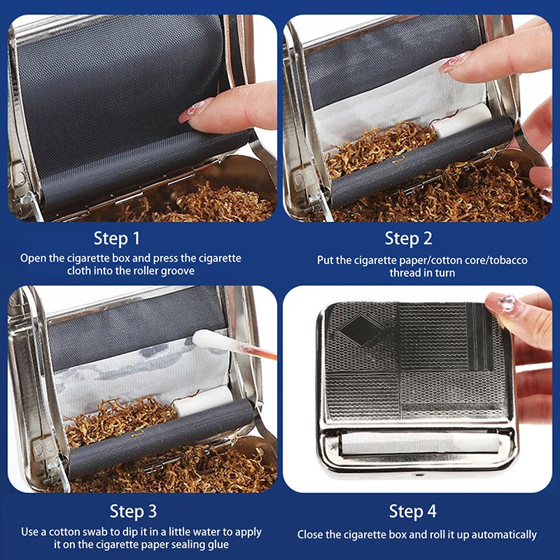 Automated Cigar Maker Box Paper Rolling Case Machine Tobacco Smoking