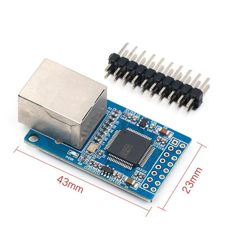 Hot-CH9121 Serial Port To Ethernet Network Module Chip TTL Transmission Industrial Microcontroller STM32 TCP/IP 51 3.3V 5V Vue