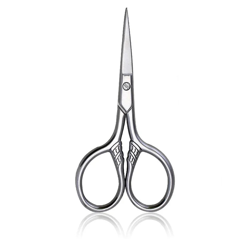 1Pcs Eyebrows For Manicure Grooming Nail Scissors Stainless Steel Small Makeup Cuticle Beard And Mustache Trimmer Nose Hair Tool Vue M113 A-Scissors
