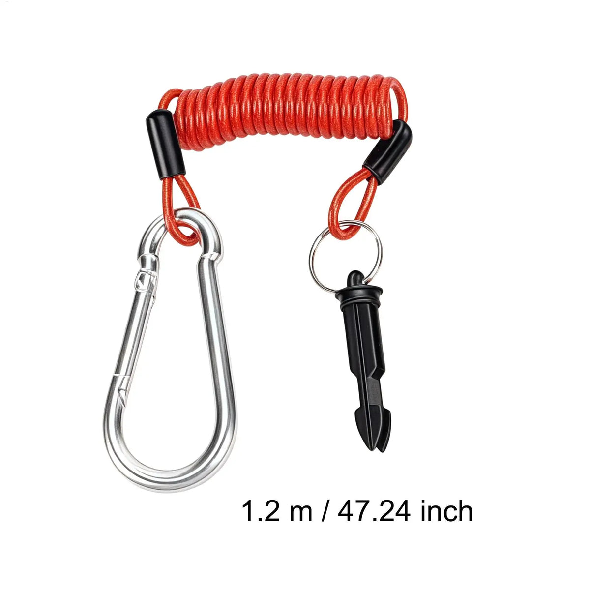4FT/6FT Trailer Breakaway Cable Stainless Steel Flexible High Strength Safety for RVs Camper Outdoor Camping Towboat Tugboat Vue