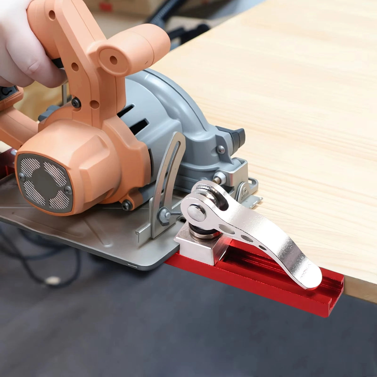 240/360mm Circular Saw Guide Rail, Precision Adjustable Cutting Machine Base Guide for Woodworking, Guide Cutting and Milling Vue