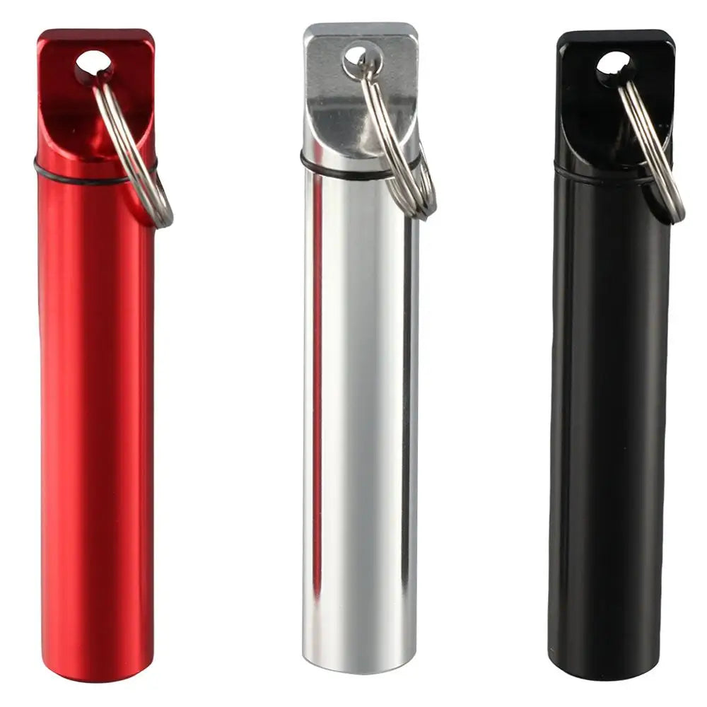 Metal Portable Toothpick Holder Box 3 Pocket Waterproof Case