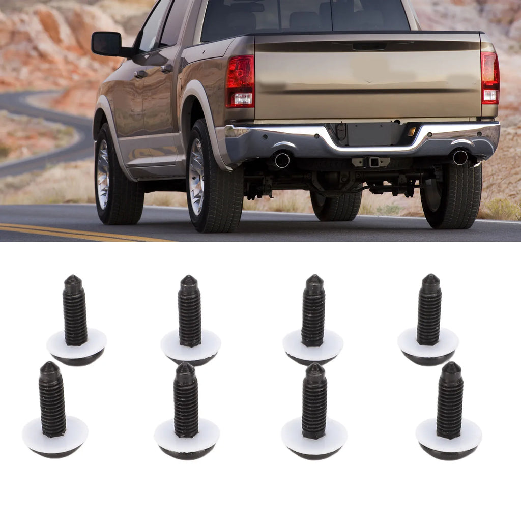8PCS Tail Gate Cover 6507447AA High Strength Plastic Replacement for Ram 1500 2500 3500 2002-2022 Vue Default Title