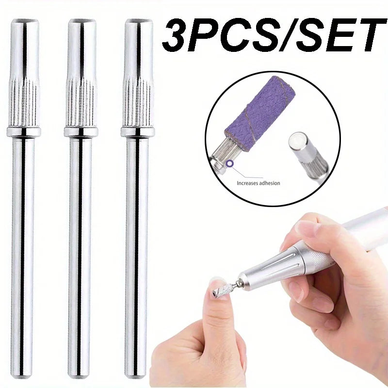 3mm Stainless Steel Sanding Bands Kit Mini Nail Care Kit Manicure Drill Accessories Hypoallergenic Tools Vue