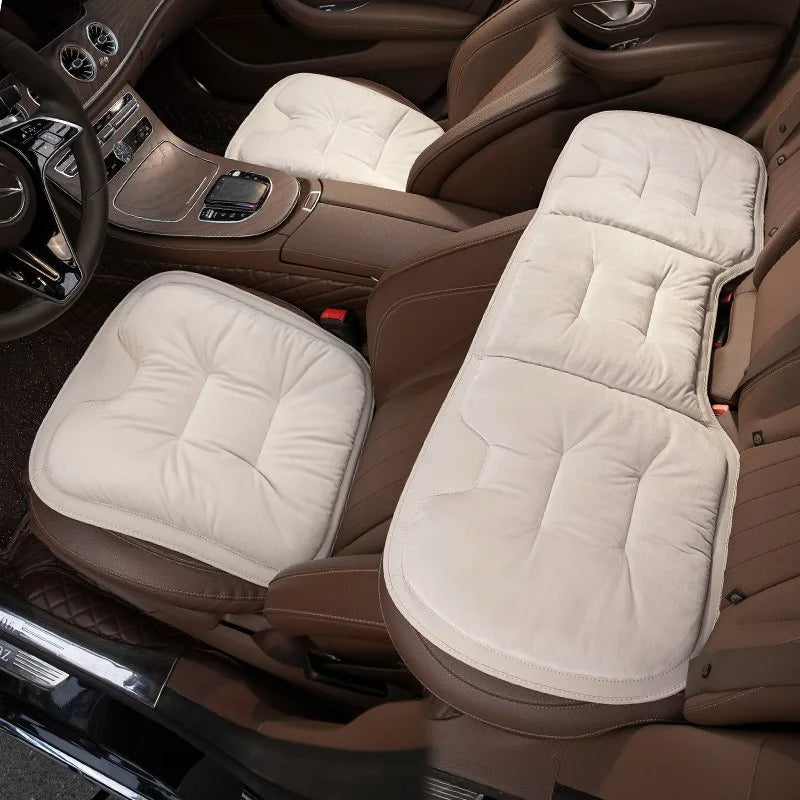 RAYFONE Flannel Car Seat Cushion Anti-Slip Winter Warm Pad Car Seat Cushion Vue