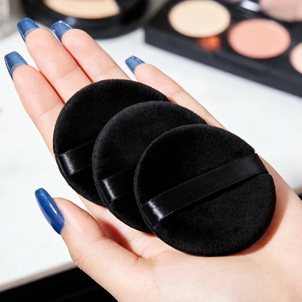 Powder Puff Makeup Sponges Set 5-10Pieces Soft Comfortable Washable for Powder Foundation Cream Blush Eye Round Makeup Puff Tool Vue
