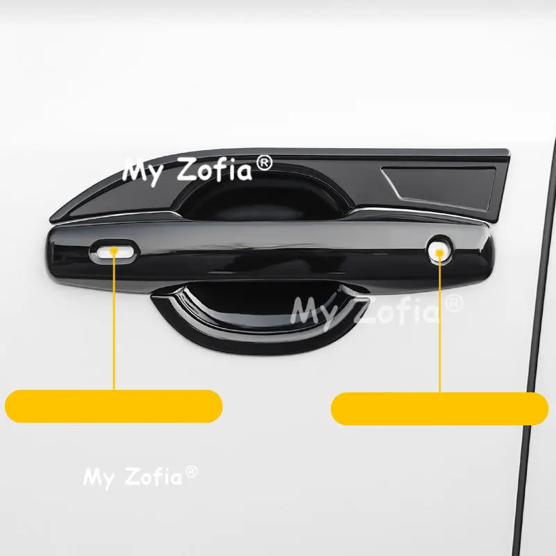Durable Anti Collision Door Bowl Guard Car Door Handle Decorative Trim Vehicle Body Accessories For Toyota RAV4 XA60 2026 2027 Vue