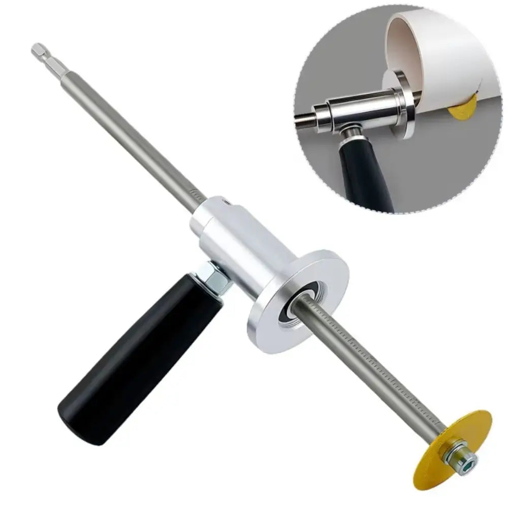 Diamond Grit Cutting Wheel PVC Pipe Cutter Adjustable Cutting Depth Stainless Steel Internal Plastic Pipe Cutter Five Blades Vue