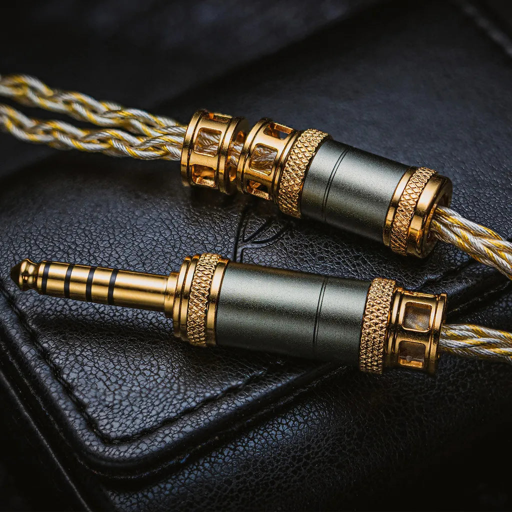 Kinera MIA 6N OCC Silver-Plated IEM Cable | 3.5mm & 4.4mm IEM Upgrade Cable Vue