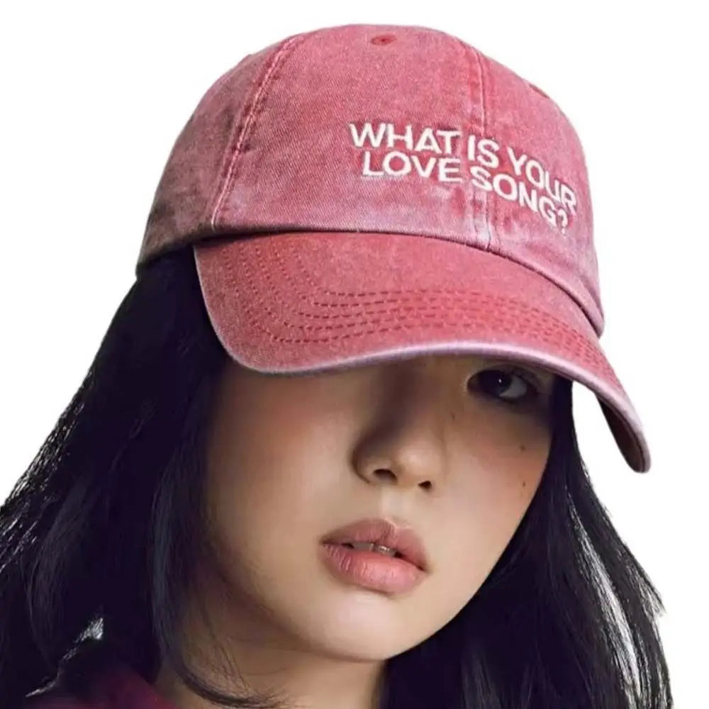 Printed Design Washed Cotton Baseball Cap Soft Adjustable Distressed