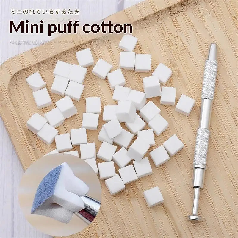 Nail Art Sponge Set With Grab Pen For Gradient Ombre Gel Polish 5pcs Manicure Tool Kit For Home Or Professional Use Vue