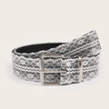 Beautiful Lace Waist Belt White Floral Leather Casual Strap Decor