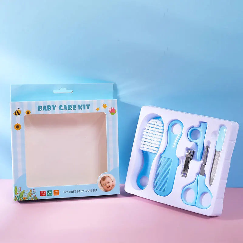 vvocci Baby Care 6-Piece Set; Baby Care Grooming Set; Baby Nail Clipper and File Set Vue