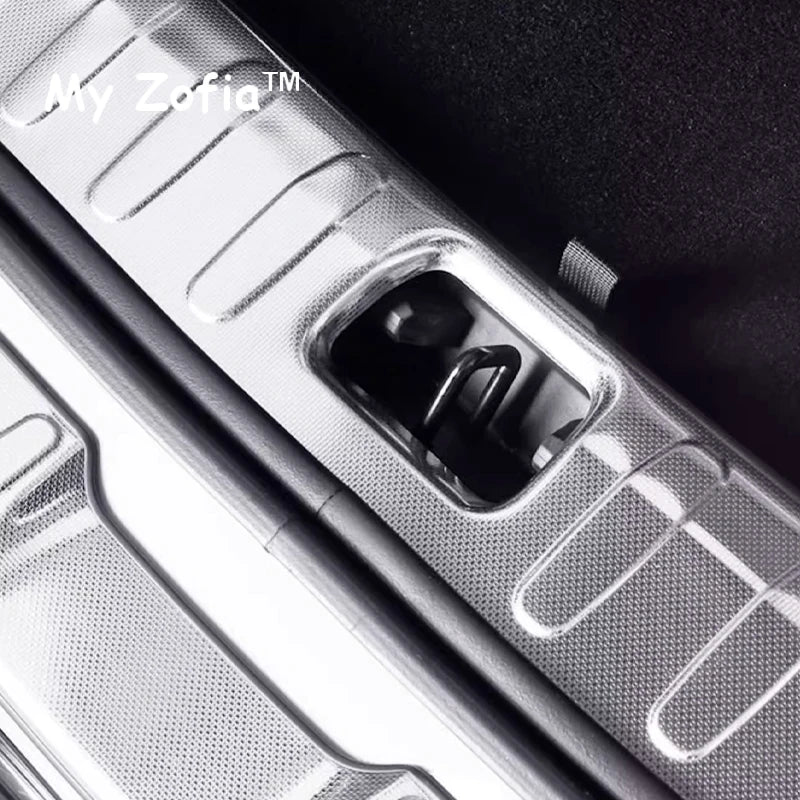 For Leapmotor C10 2024 2025 Car Stainless Steel Rear Trunk Scuff Plate Cover Protector Sill Trunk Tread Plate Trim Accessories Vue