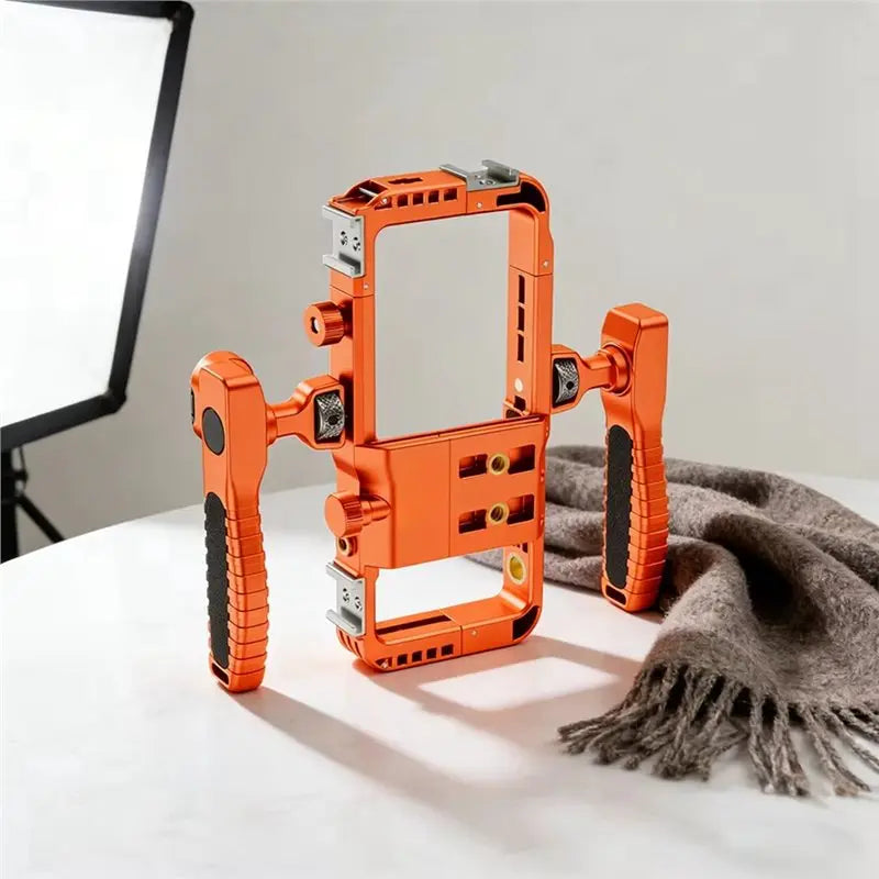 Hot-Orange Phone Cage With Cold Shoes,For Huawei Vue
