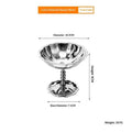 Stainless Steel Salad Cup Food Grade Ice Cream Goblet Retro Dessert