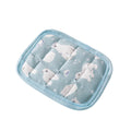 Soft Mini Pet Ice Mat Cartoon Breathable Hamster Cooling Mat Heat Dissipation Durable Small Pet Cooling Pad Small Pet Vue Blue bear 21x16cm