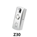 Zinc Alloy GATE DOOR Exit Button Exit Switch NC/COM Door Access Control System Door Push Exit Door Release Button Switch Vue Z30