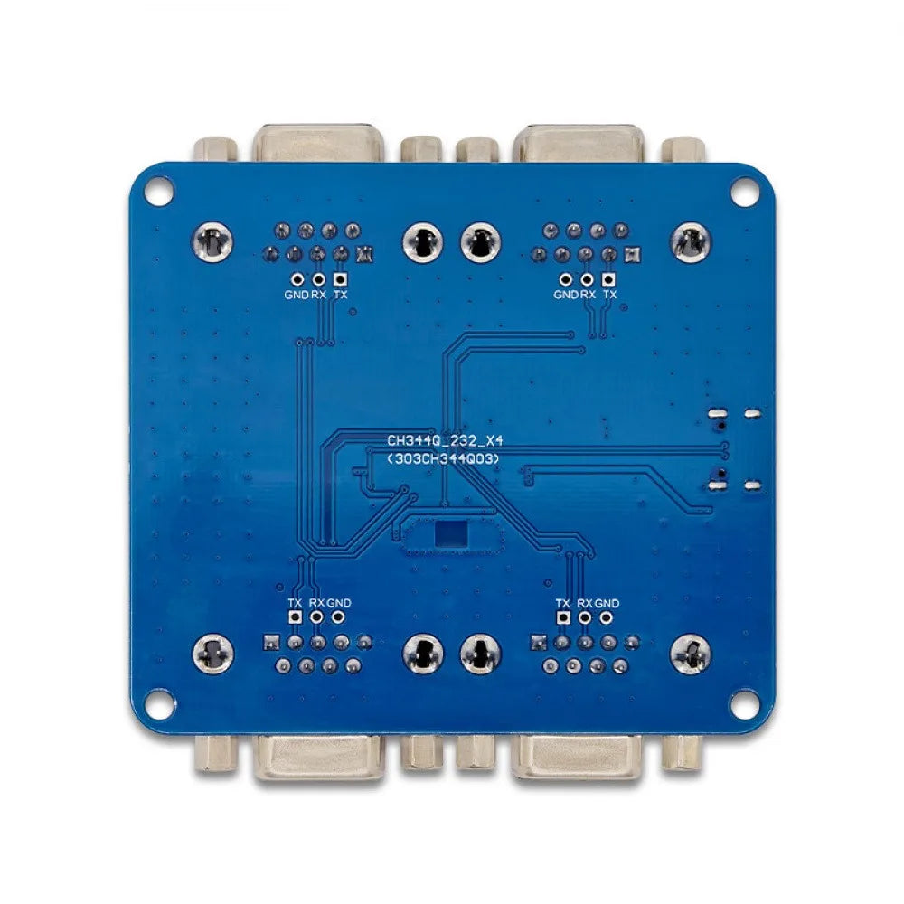 CH344Q USB To 4 Channel RS232 Communication Module Full Duplex Transmission 1200bps-6Mbps With 0.5A Fuse Serial Converter Vue