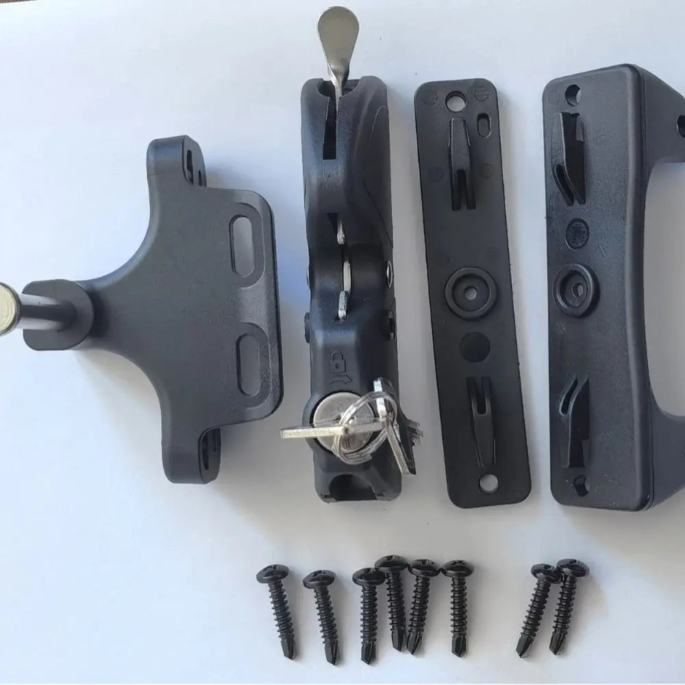 Automatic Locking Automatic Locking Gate Lock With 2 Keys Lockable Lockable Gate Lock 2 Sided Secure Key Lock Gate Lock Vue