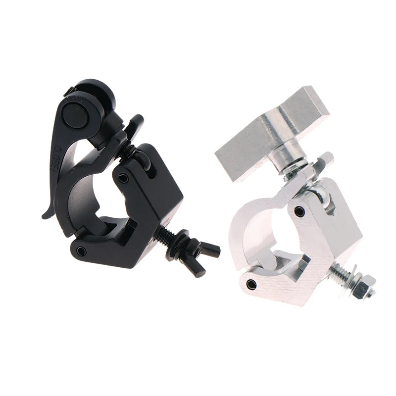 1 Psc Aluminium Truss Clamps 28-32mm Tube O Hook Stage Lighting Mount Bracket Fast Lock Lighting Clamp Vue