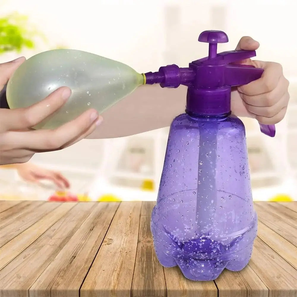 Portable Air Water Bomb Balloon Pump Balloons Kids Party Outdoor Toy